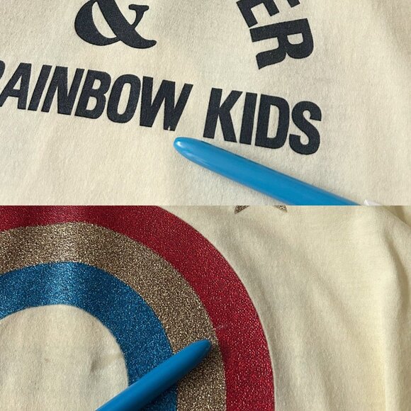 80s Vintage Bob Schneider Rainbow Kids T-shirt Canadian Music Single Stitch. - Picture 8 of 8